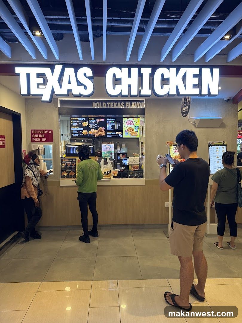 Texas Chicken Counter Scene