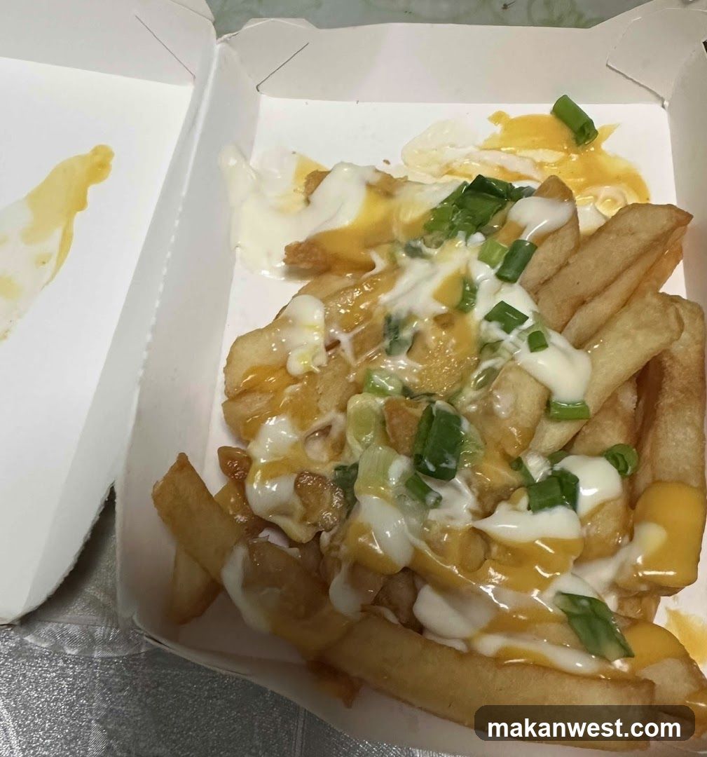 Loaded Fries in Takeout Box