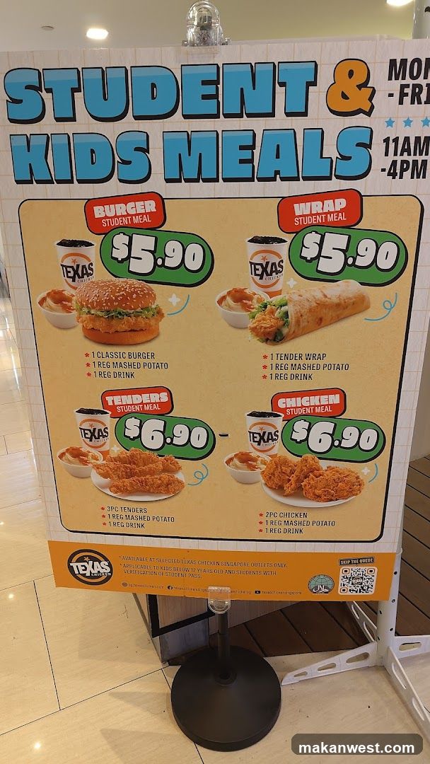 Student & Kids Meals Signage