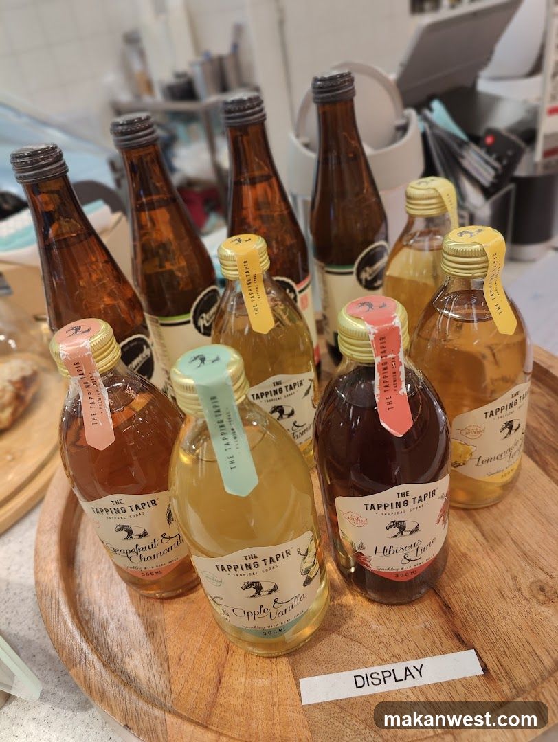 Bottled Syrups Display