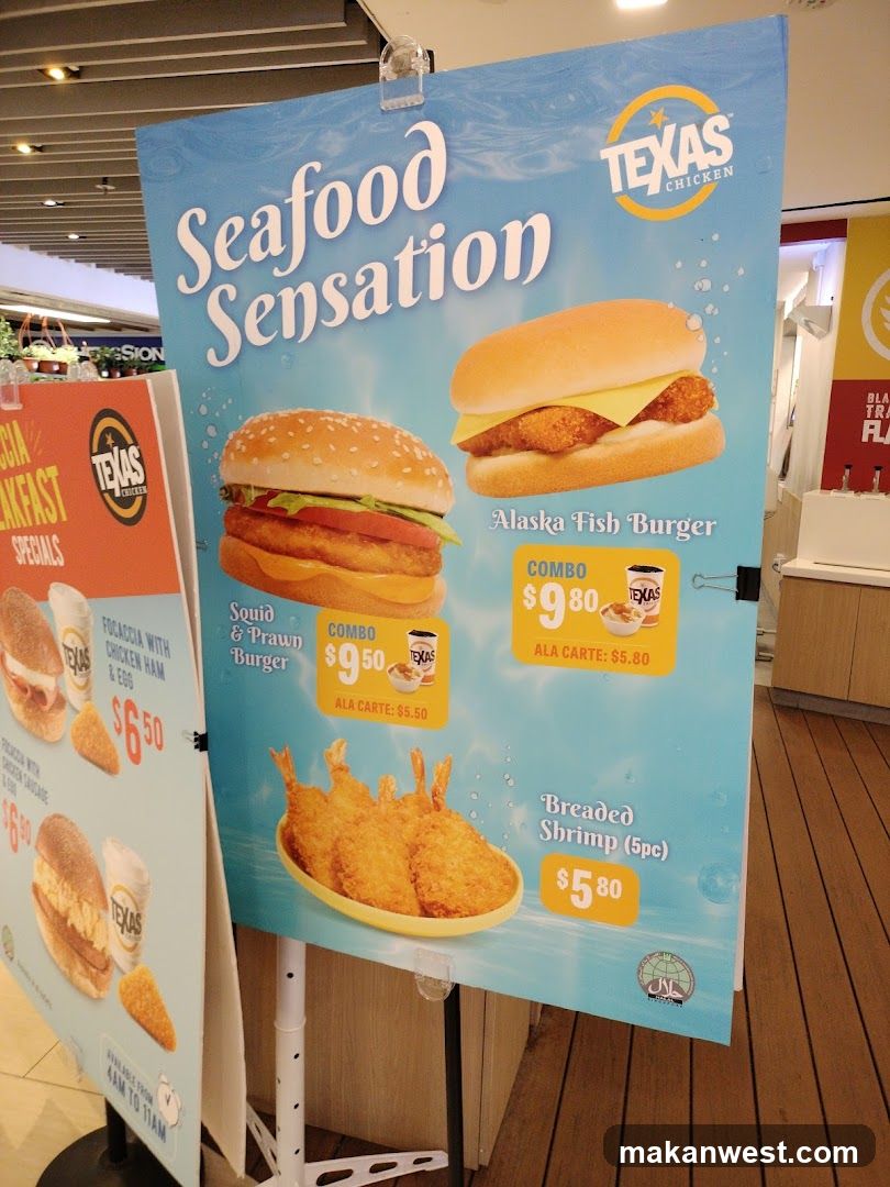 Texas Chicken Seafood Sensation Ad