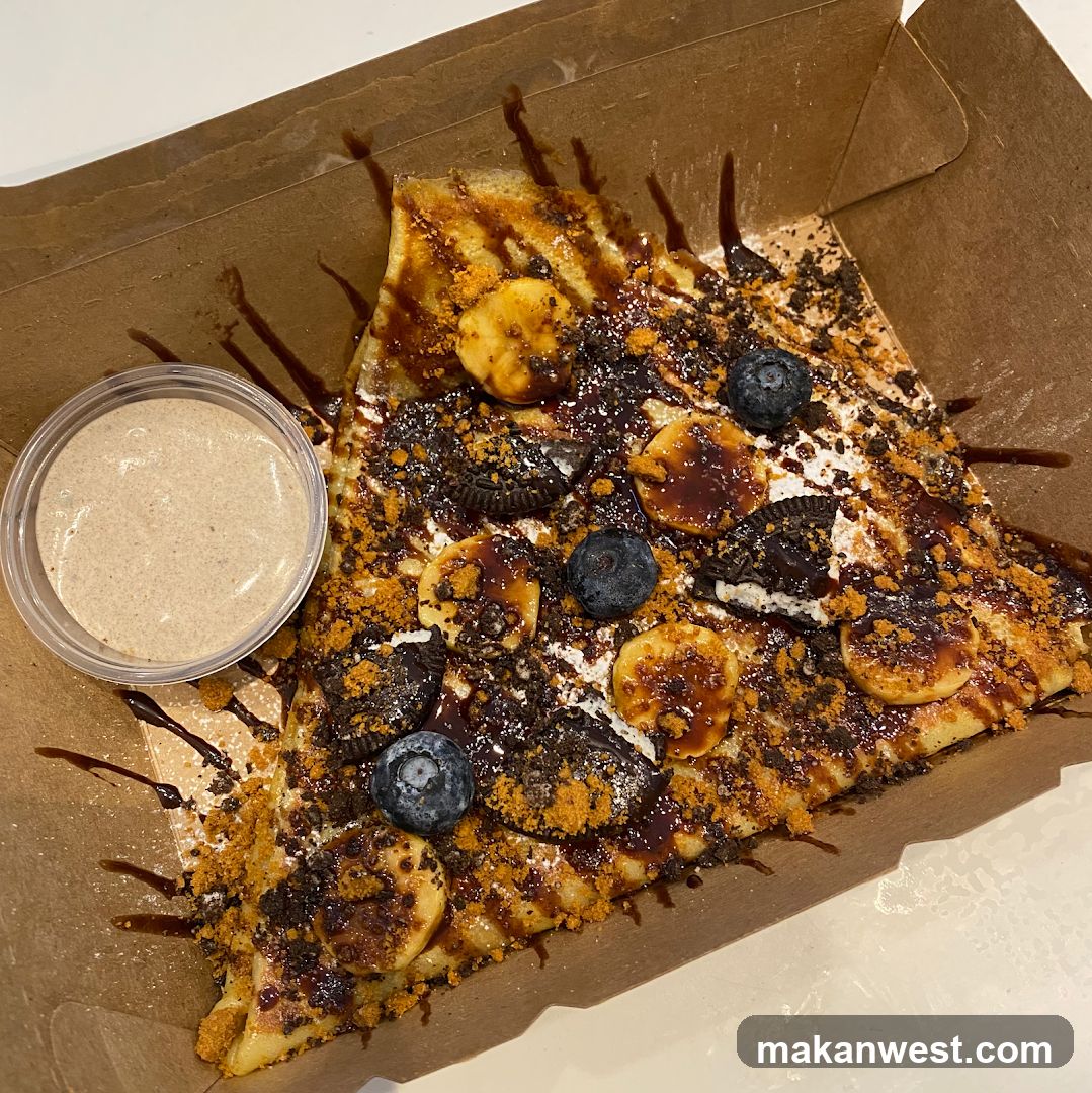 Sweet Dessert Slice with Toppings