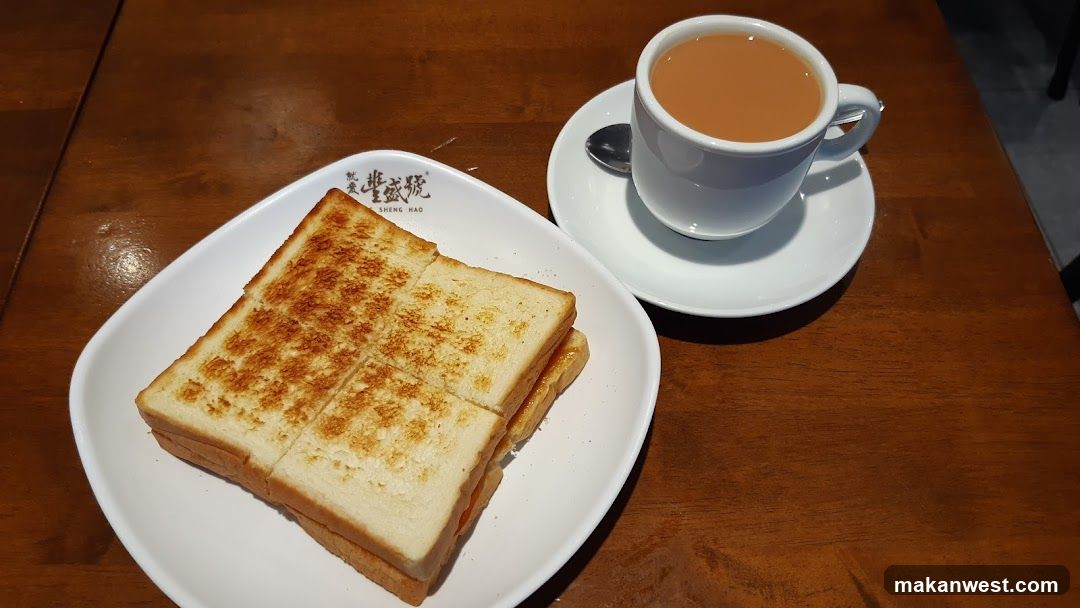 Grilled Sandwich and Tea