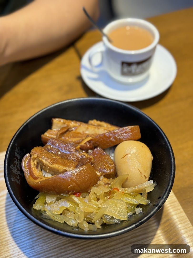 Braised Pork Rice Bowl with Tea