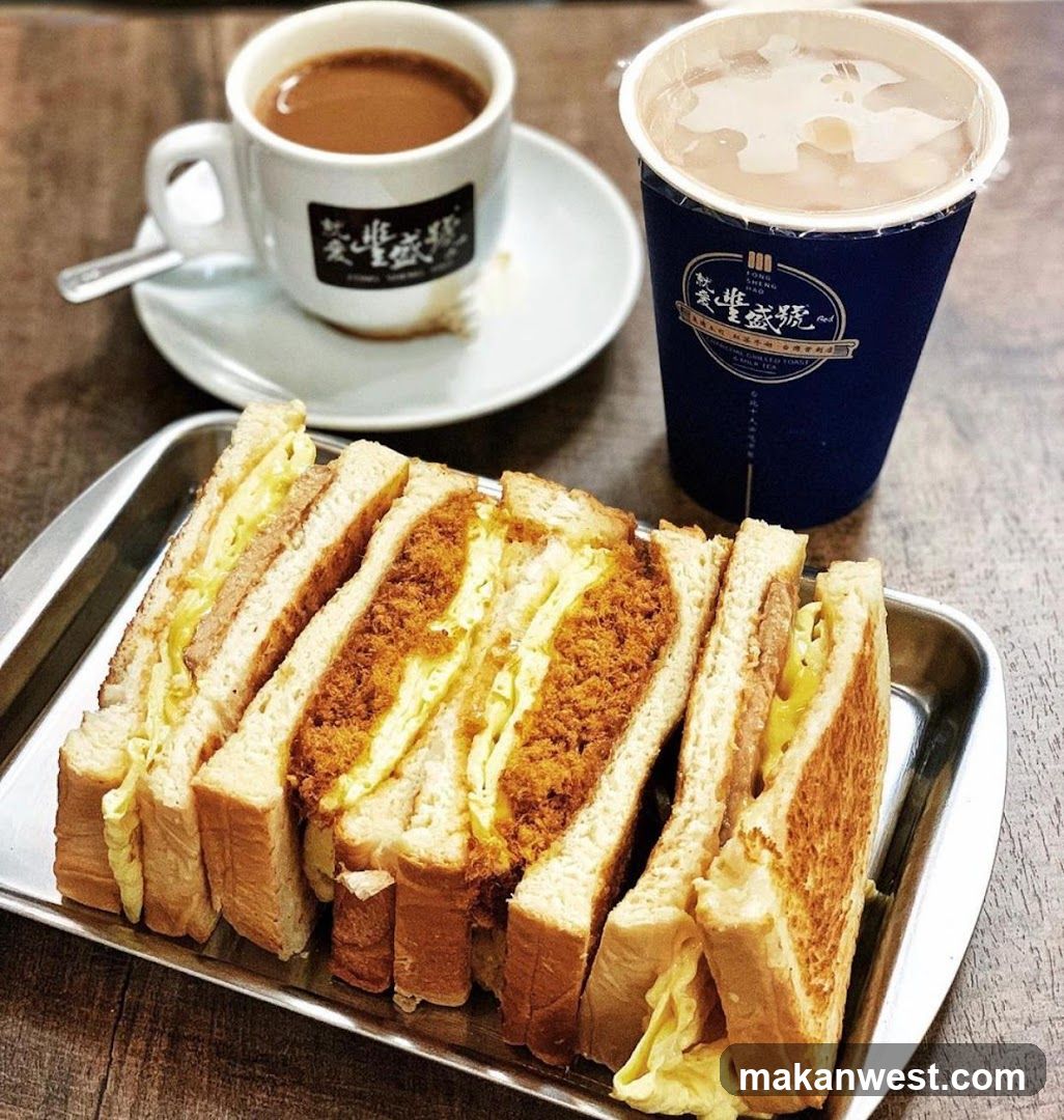 Breakfast with Toast and Coffee