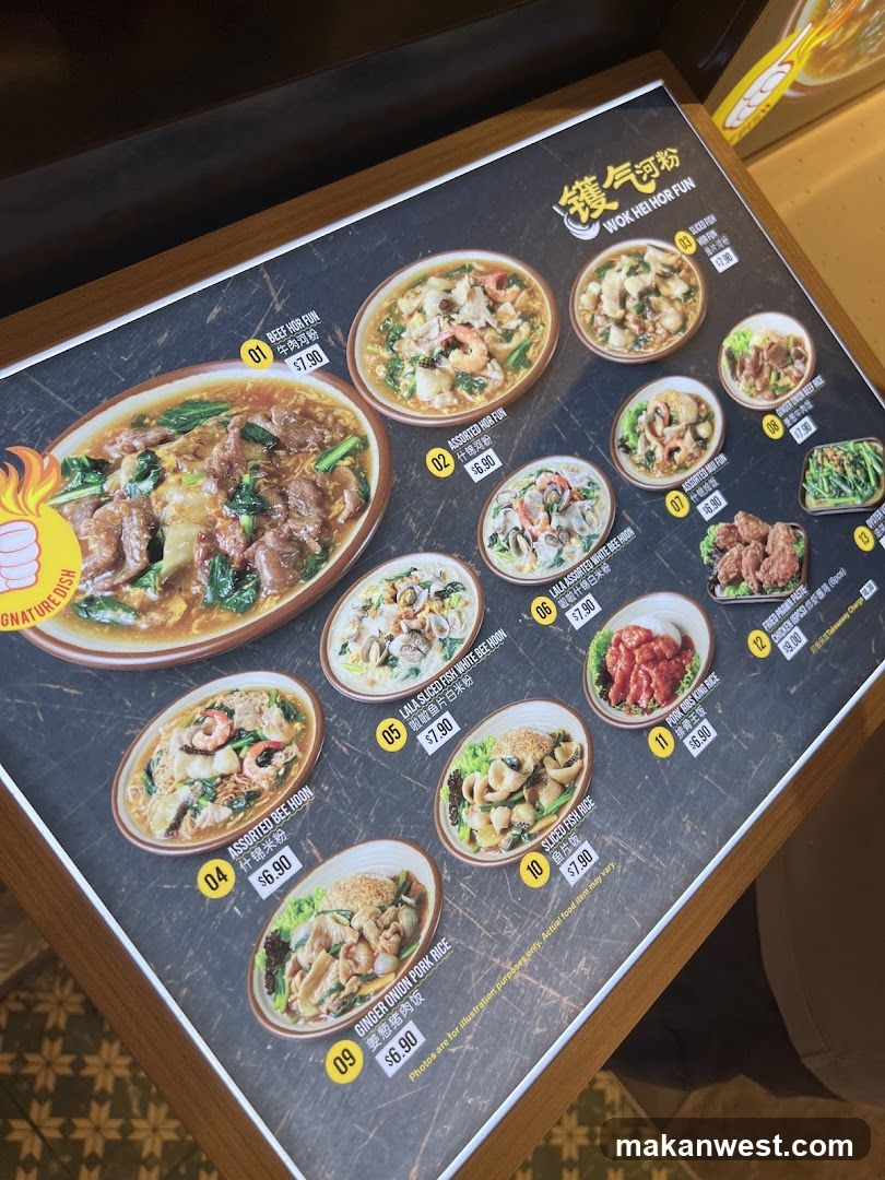 Wok Heung Noodle Menu