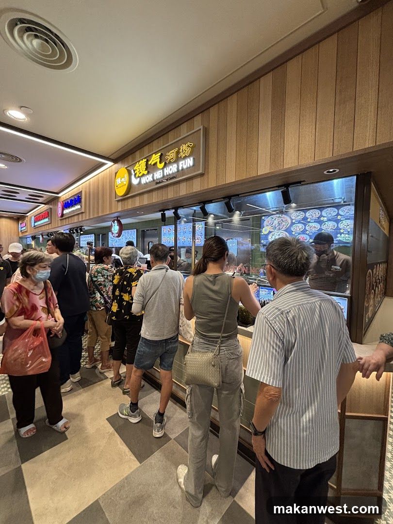 Crowded Food Court Interior