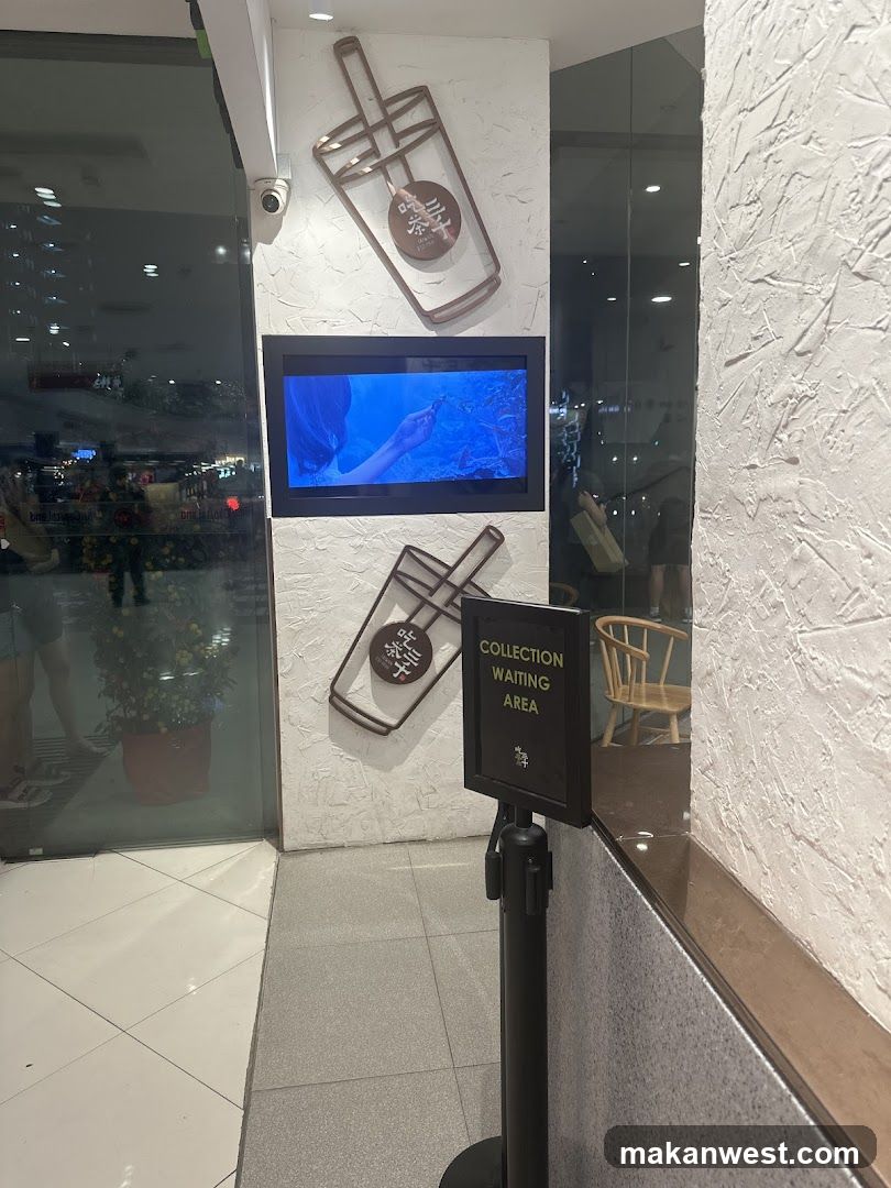 Collection Waiting Area Signage
