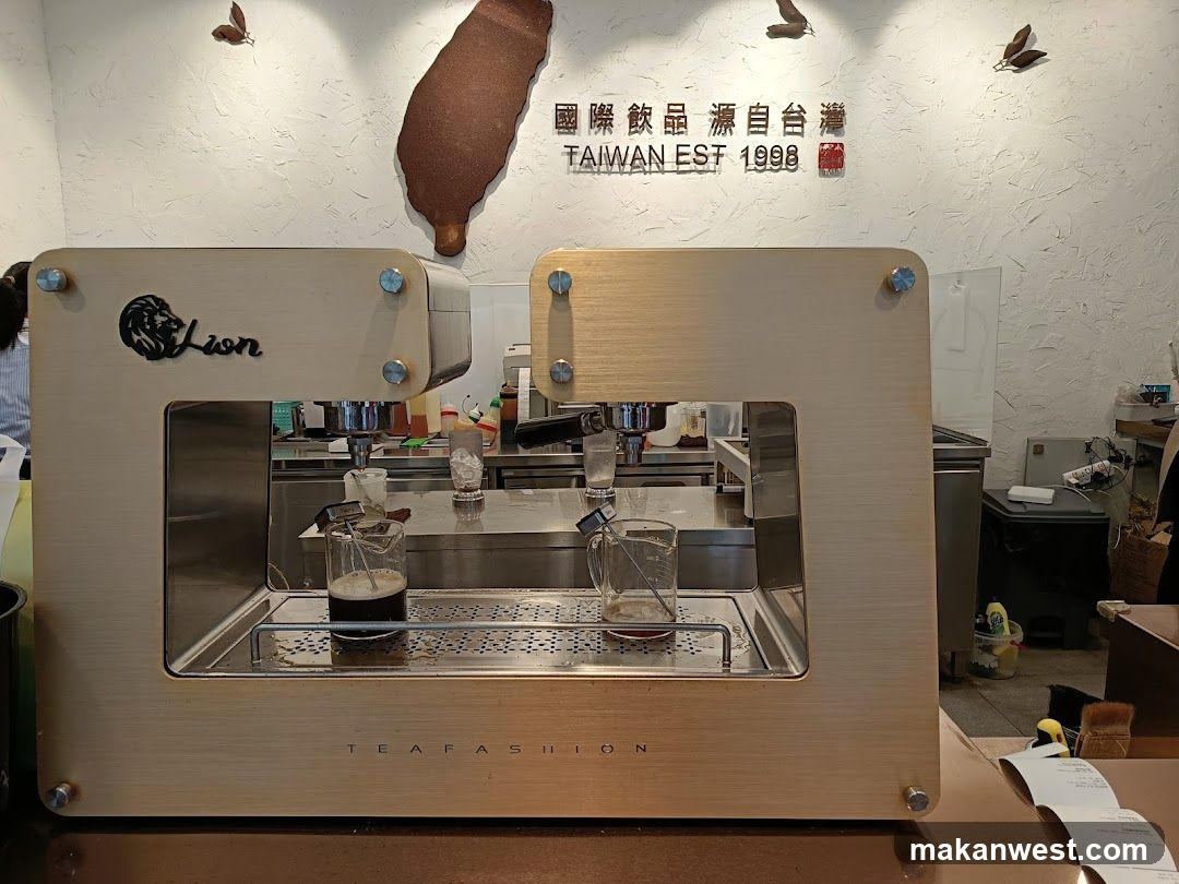 Coffee Shop Interior with Espresso Machine
