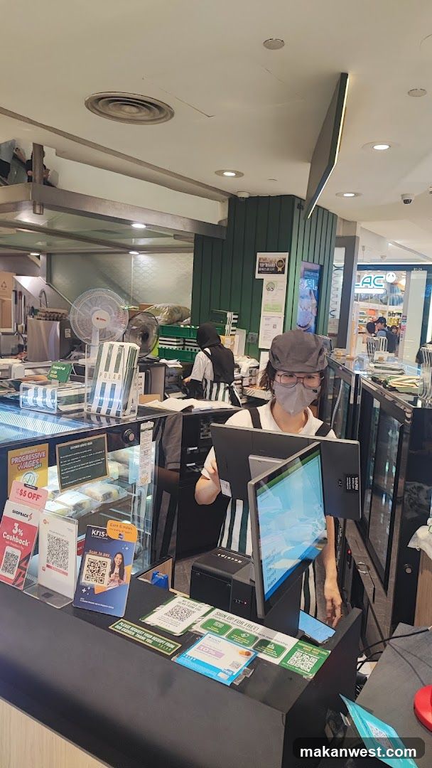 Cashier at Counter