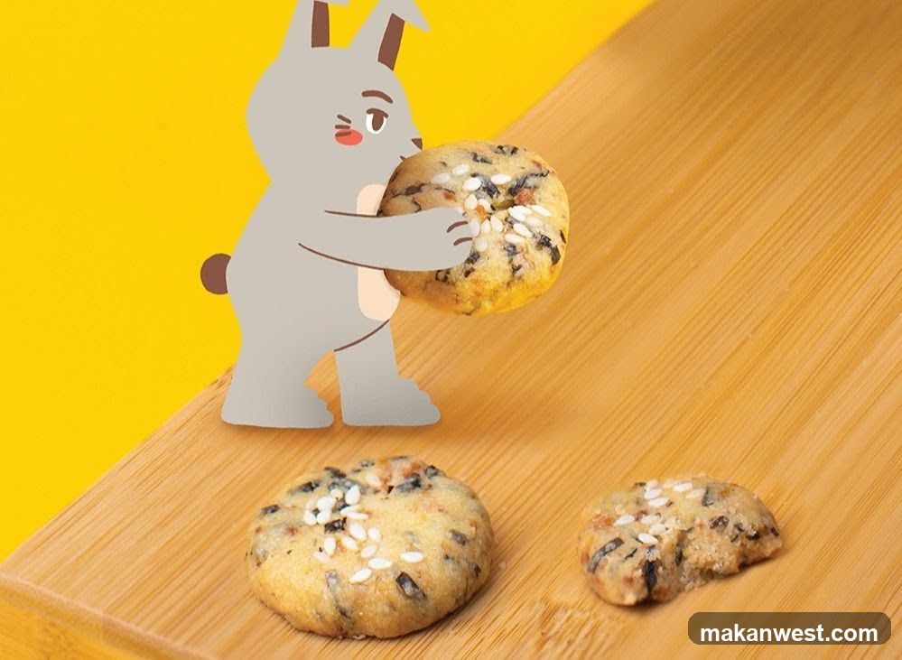 Bunny Holding Cookie