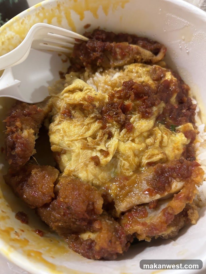 Fried Chicken and Egg Rice Bowl