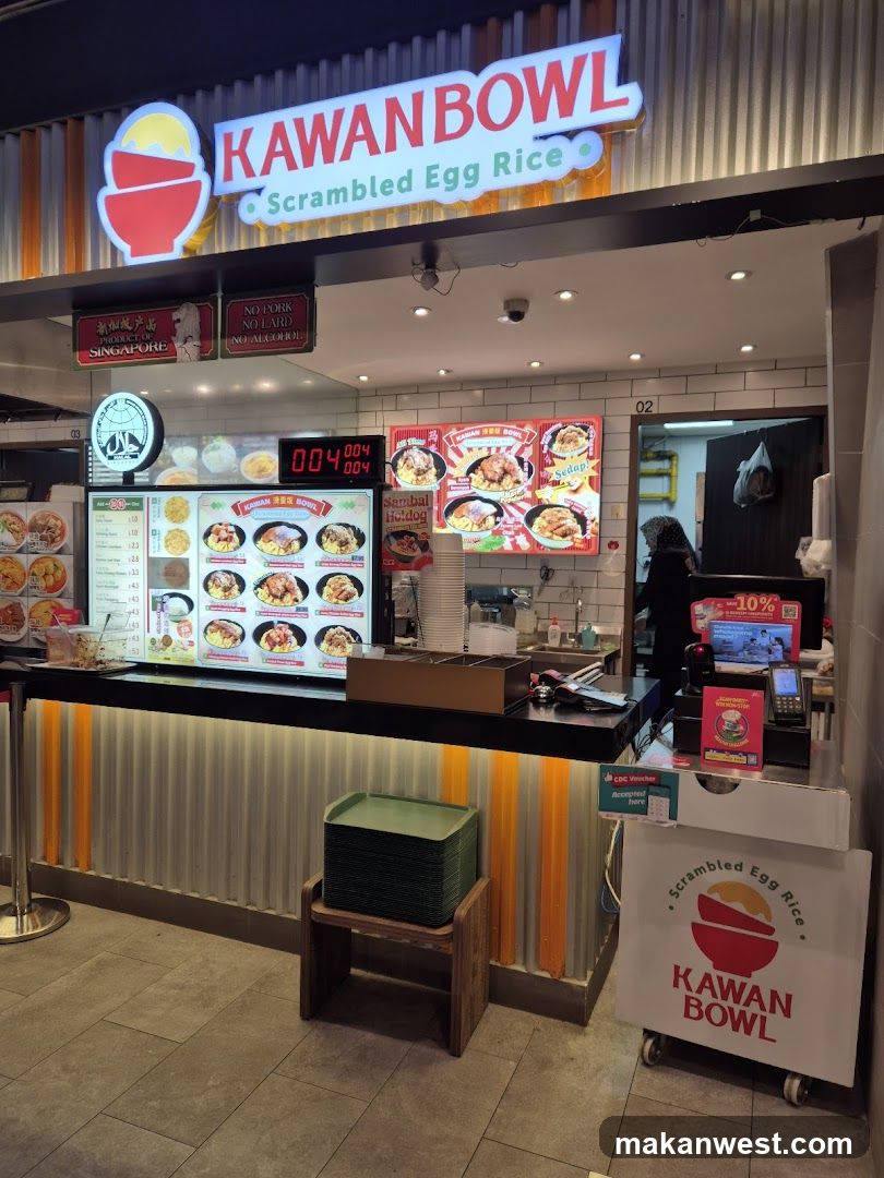 Kawan Bowl Scrambled Egg Rice Shop Interior