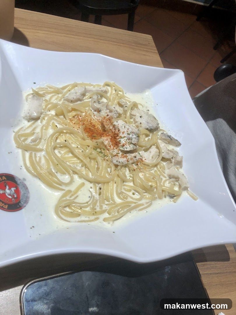 Pasta Dish on White Plate