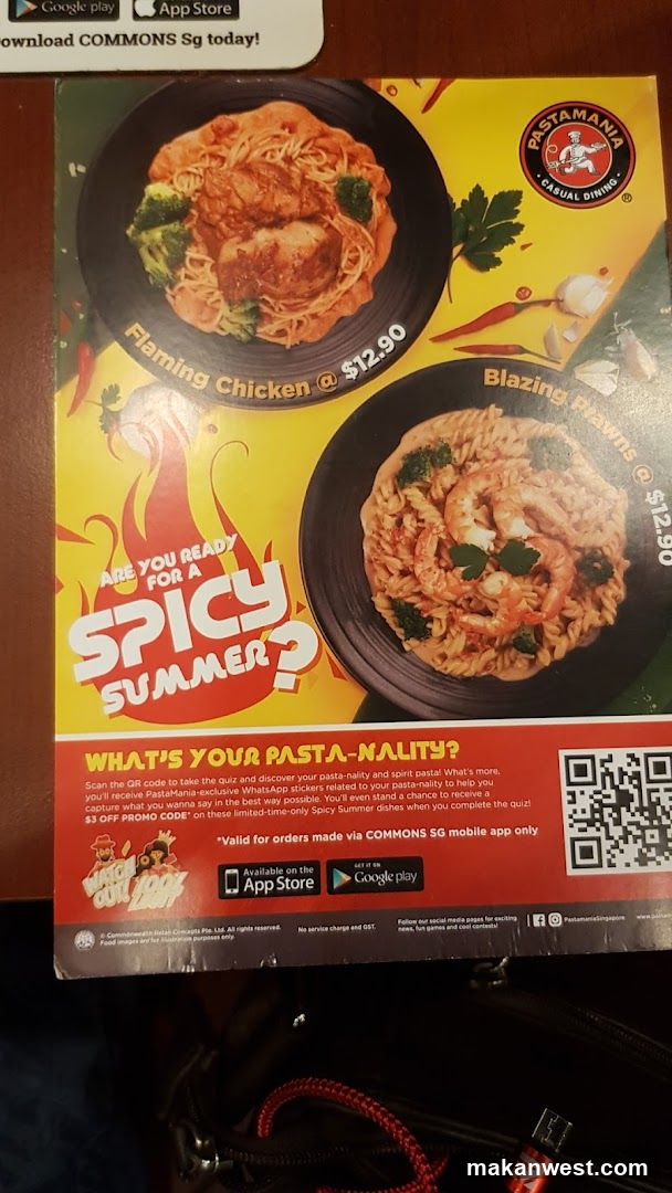 PastaMania Flyer