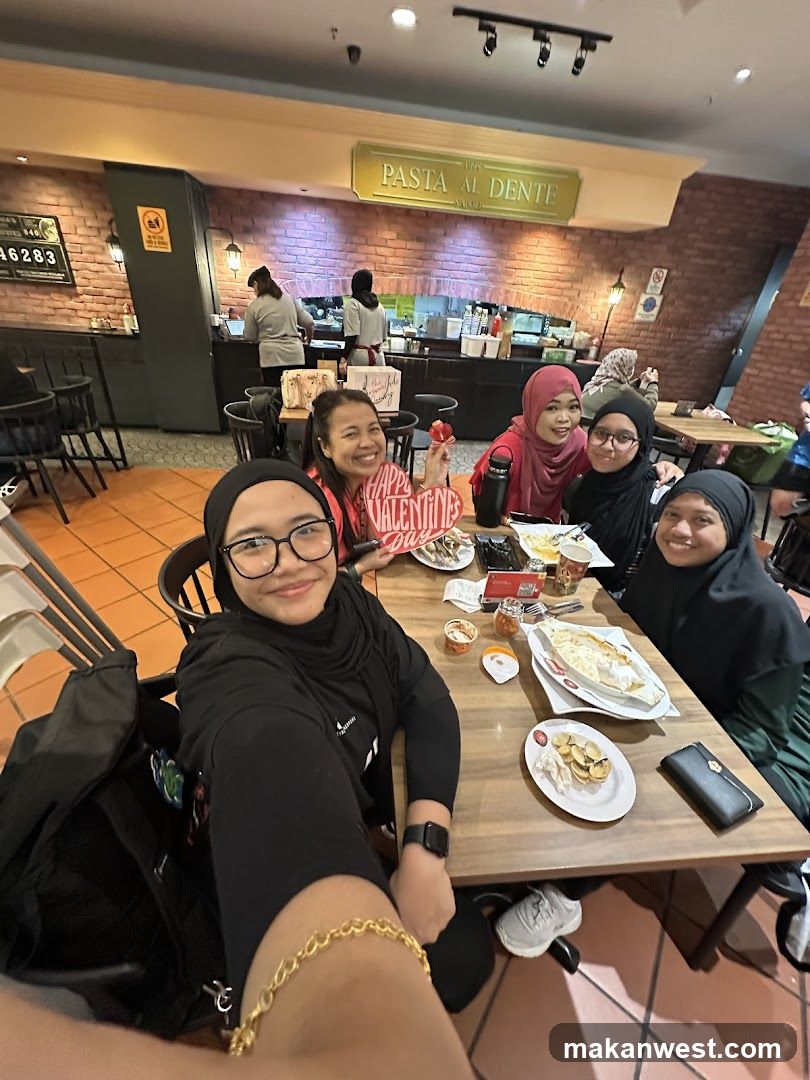Group at Pasta Al Dente Restaurant