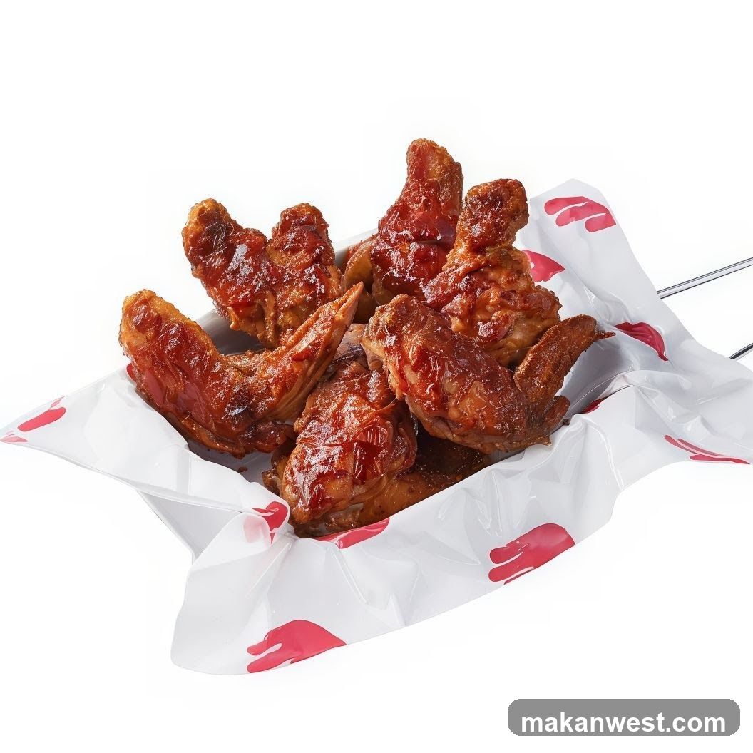 Baked Chicken Wings with Glaze