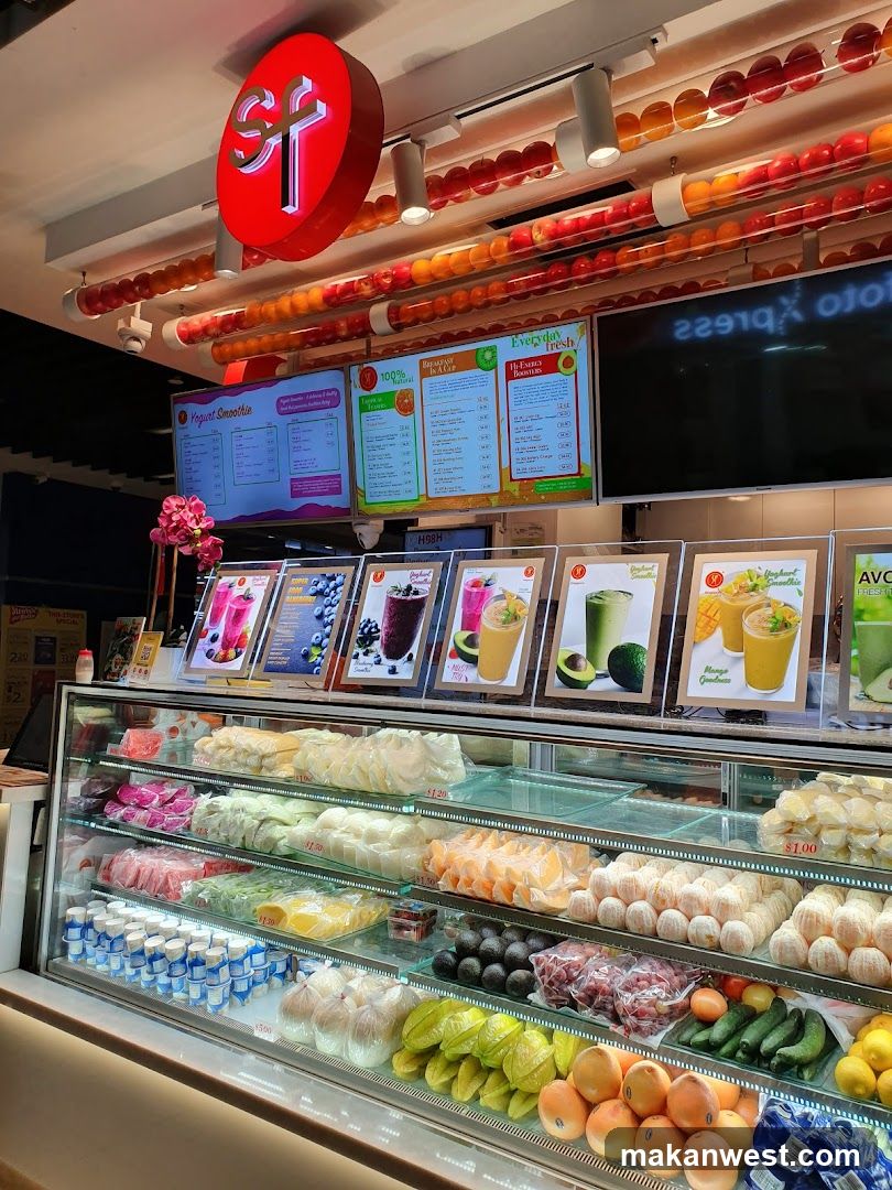 Fruit and Smoothie Shop Interior