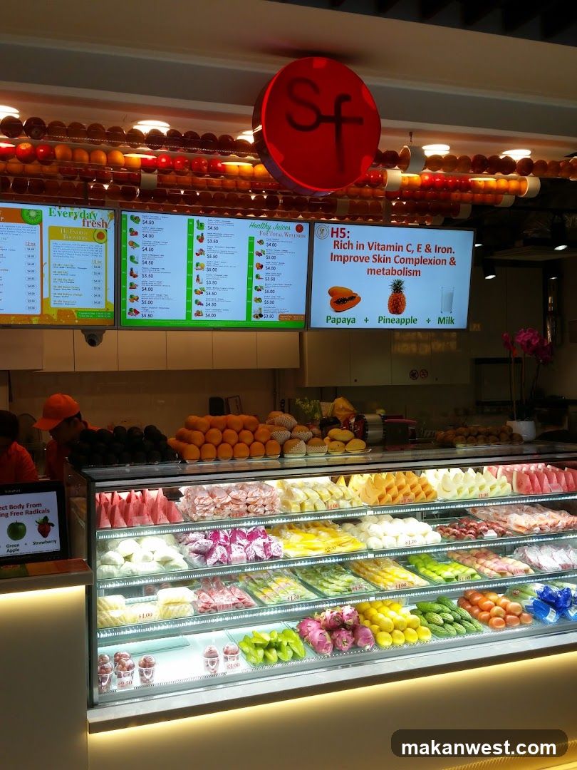 Fruit Juice Shop Interior