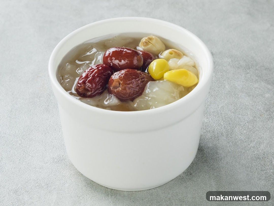 Dessert Soup with Dates and Lotus Seeds