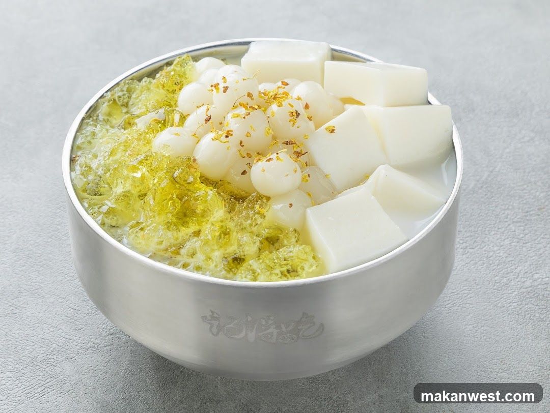 Dessert Bowl with Tofu and Jelly