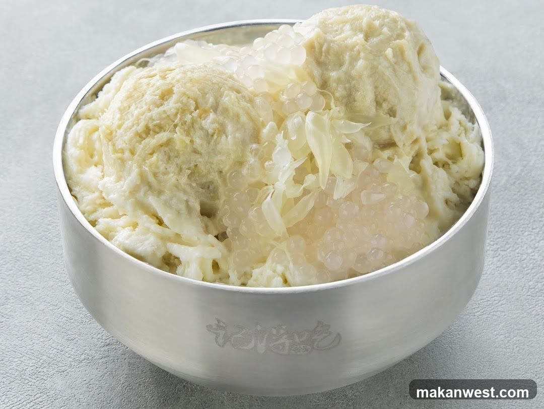 Dessert Bowl with Ice Cream and Toppings