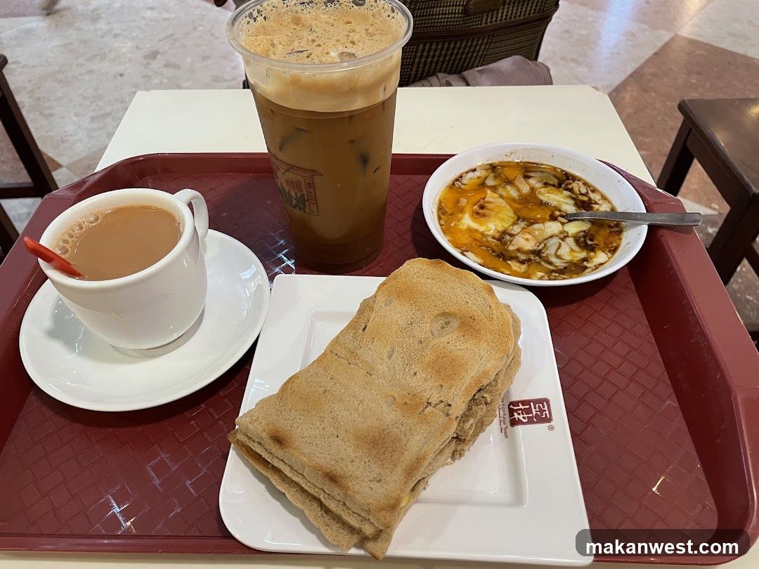 Breakfast Tray with Toast and Coffee