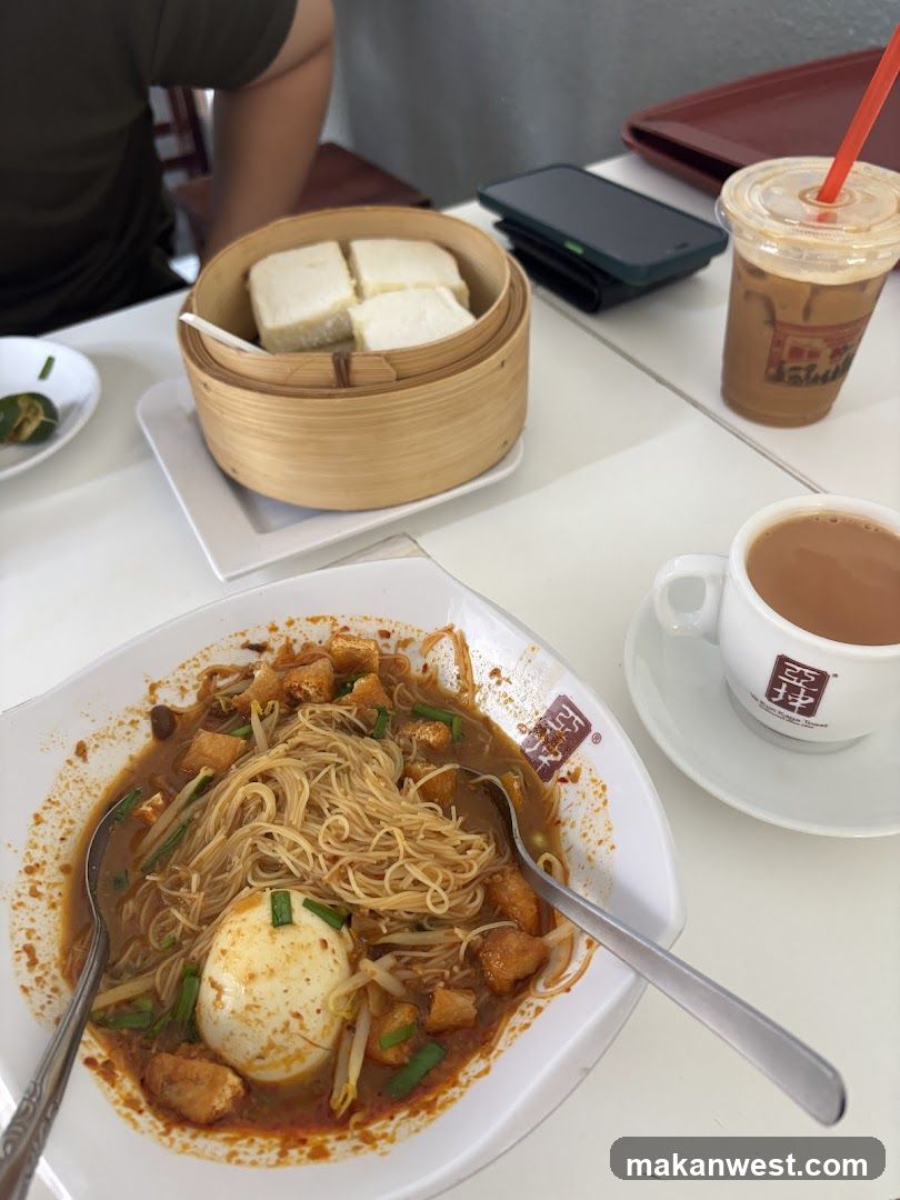 Noodle and Tea Meal