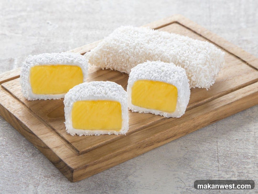 Coconut Encased Mango Dessert