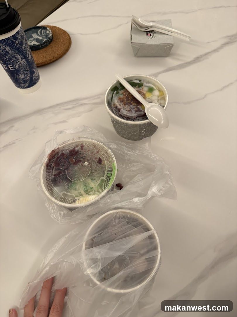 Food items on a table