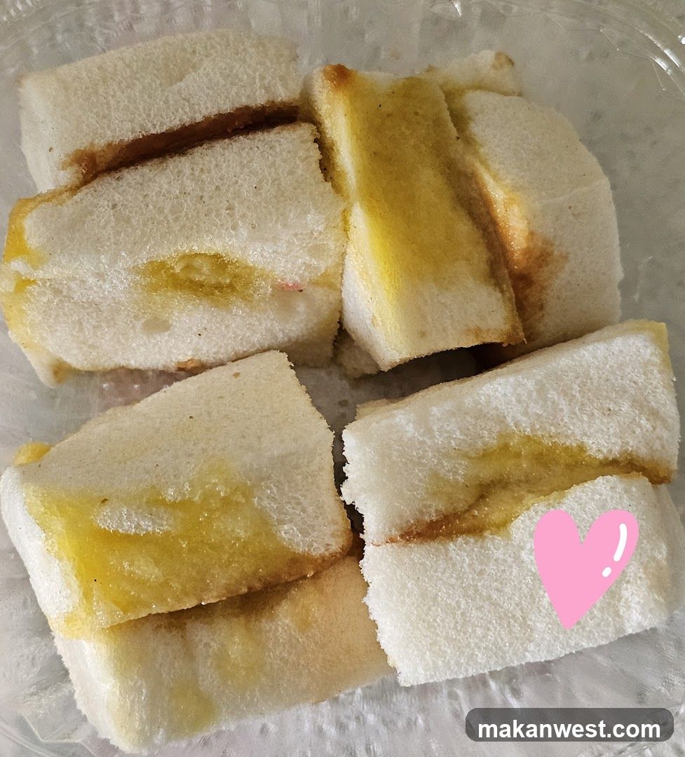 Sliced Sandwiches in Container