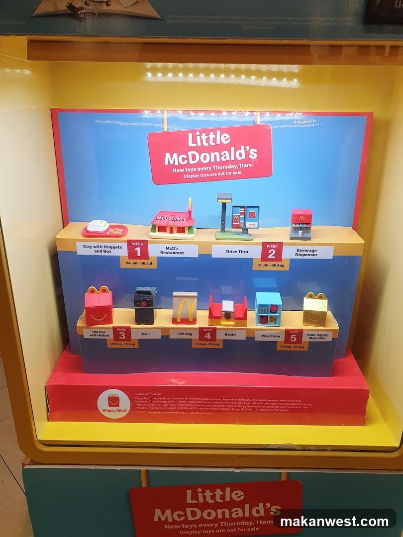 Little McDonald's Toy Display