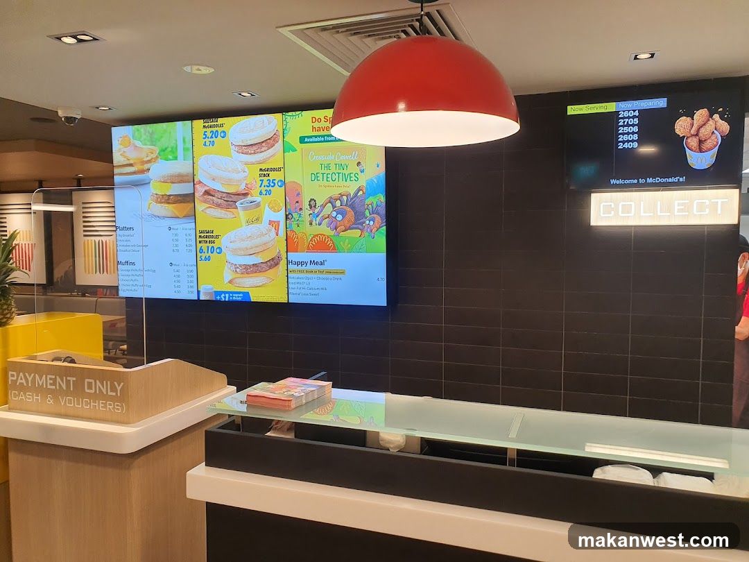 McDonald's Interior Counter View