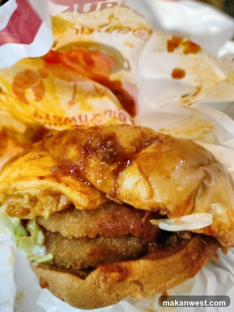 Fried Chicken Sandwich with Sauce