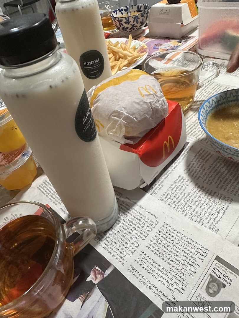 McDonald's Meal Spread