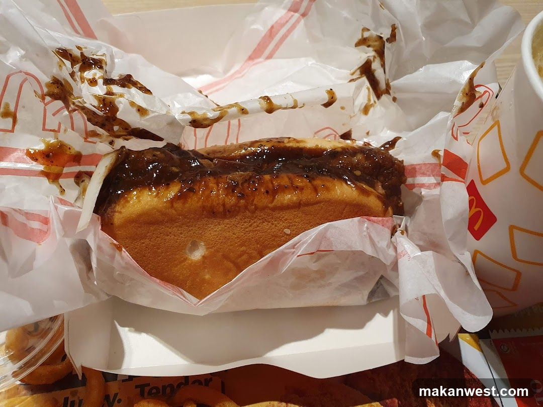 Burger with BBQ Sauce