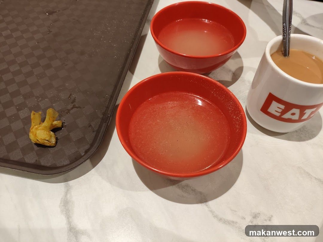 Bowl of Soup and Tea