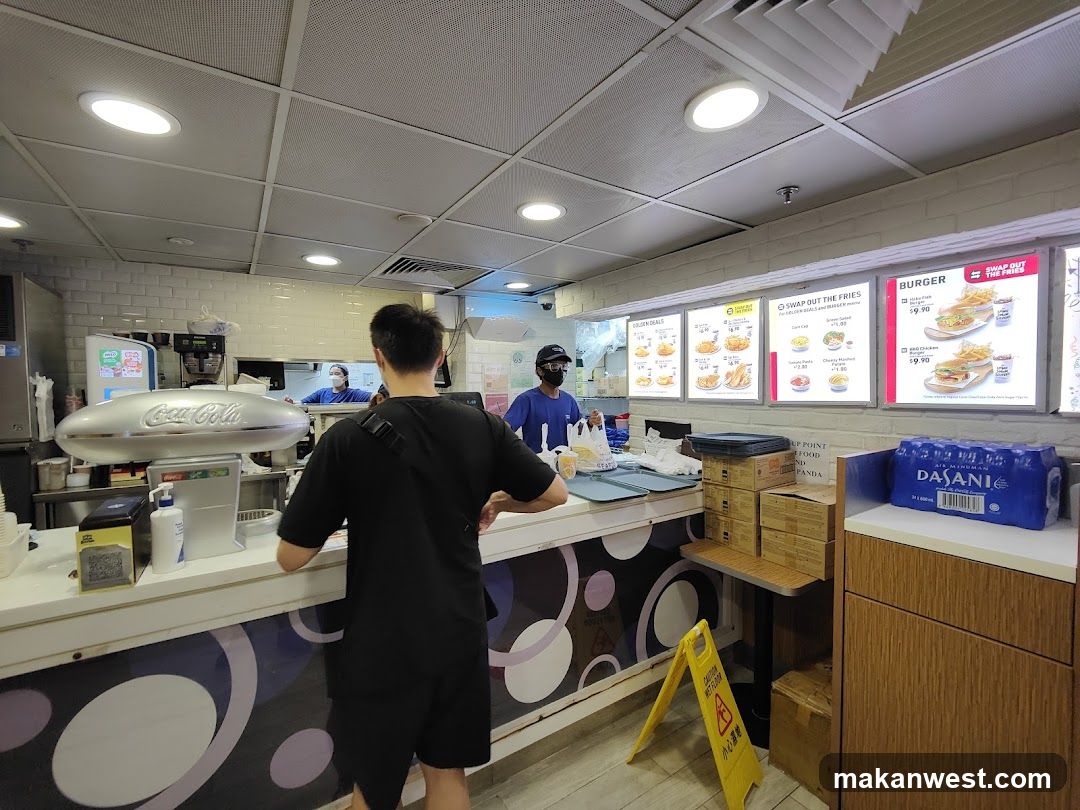 Fast Food Counter Interior