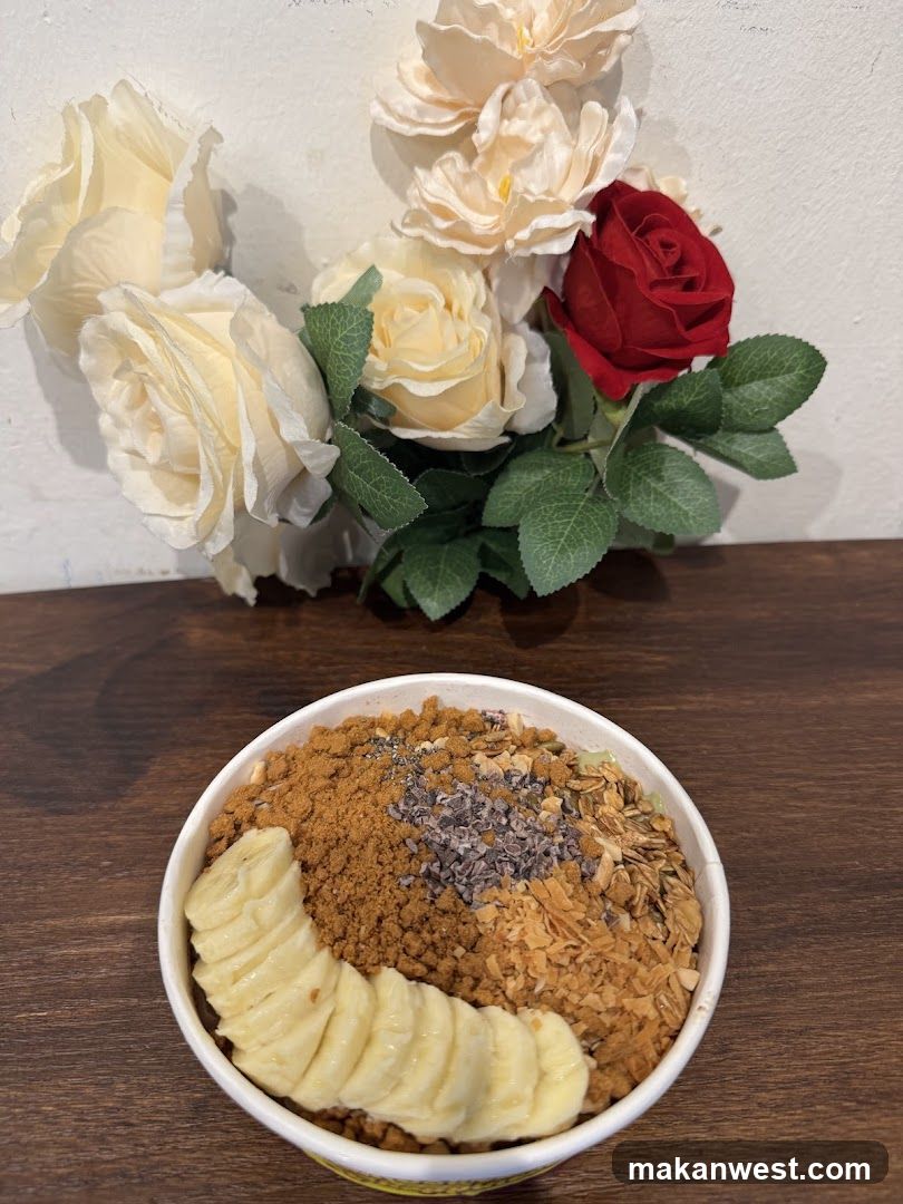 Acai Bowl with Granola and Banana