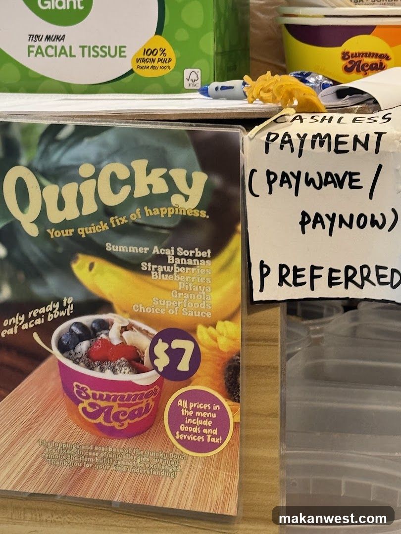 Quicky Acai Bowl Display