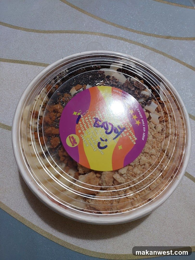 Food Container with Label