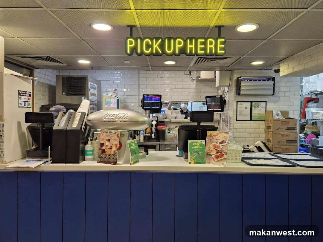 Fast Food Counter Interior