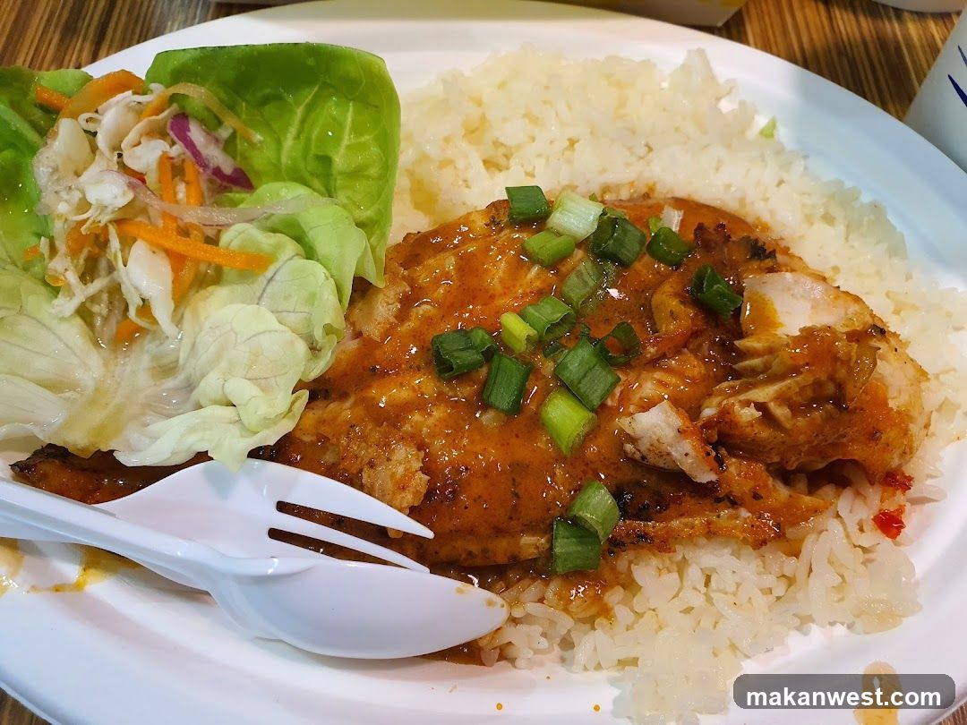 Chicken Rice with Salad