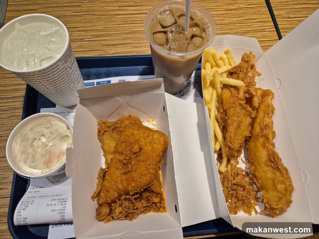 Fried Fish and Chips Meal