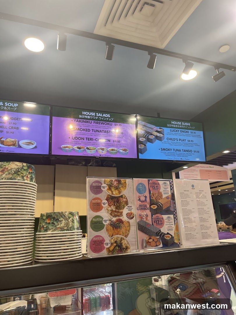 Food Counter Interior Display