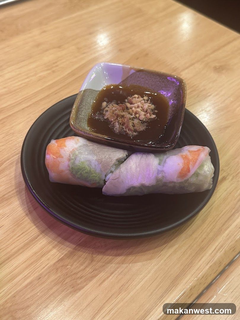 Spring Rolls with Dip