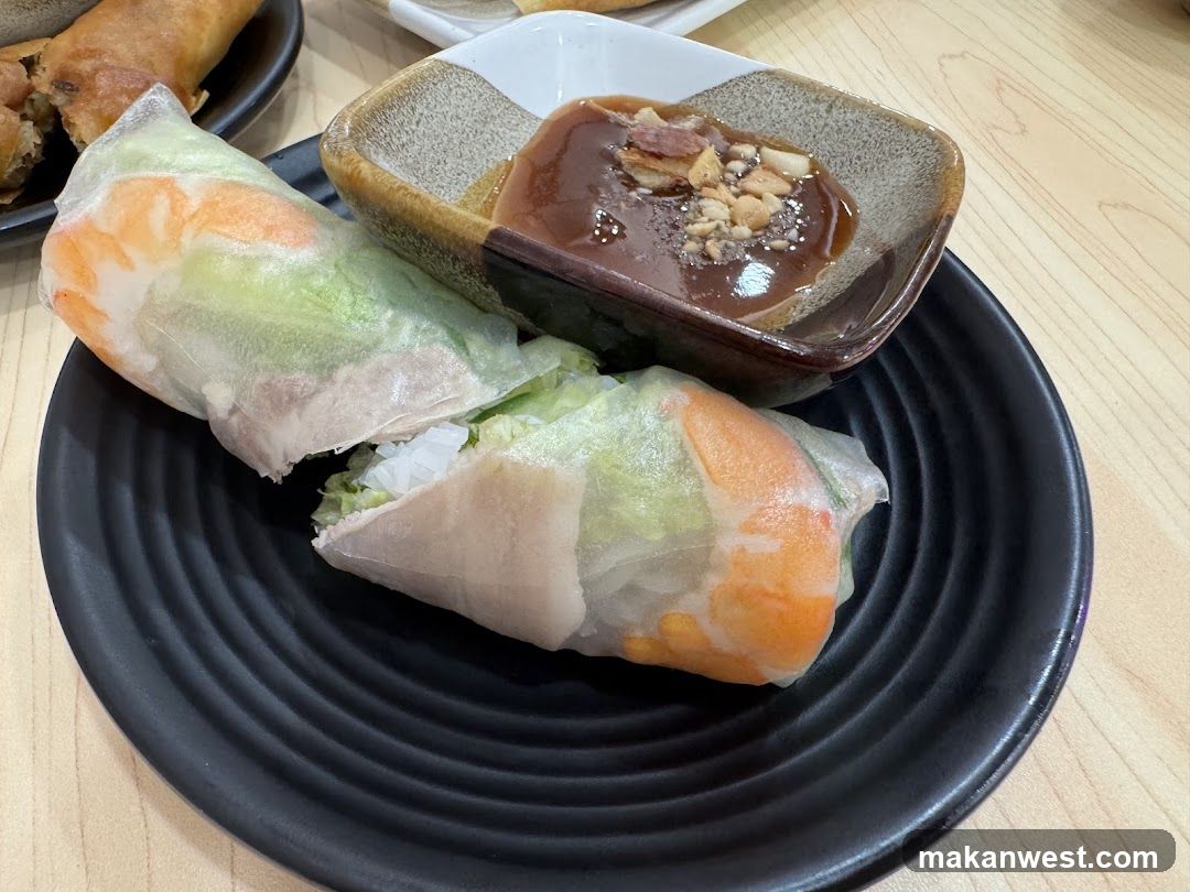 Spring Rolls with Peanut Sauce