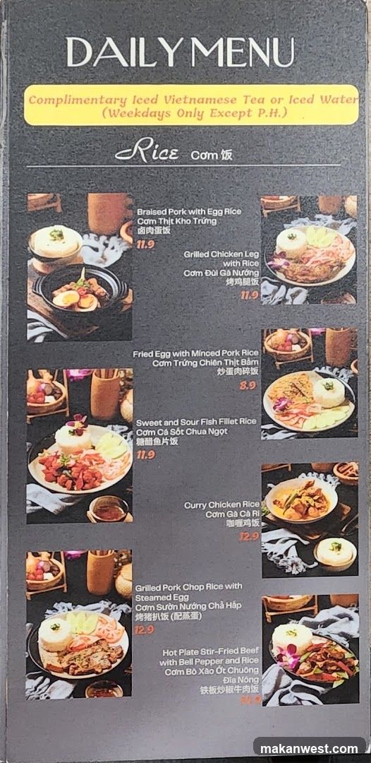 Daily Menu - Rice Com 饭