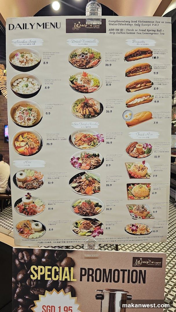 Daily Menu Board