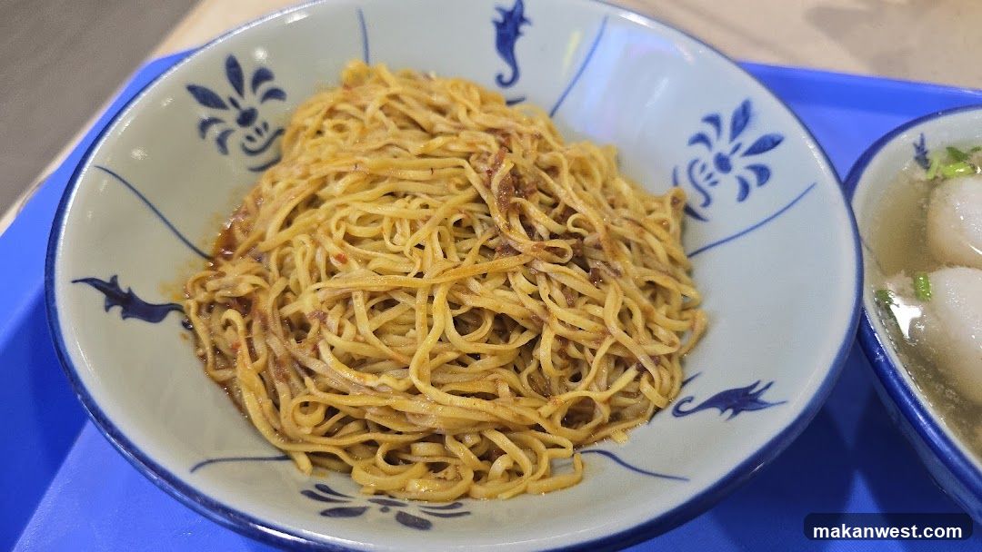 Noodle Bowl with Soup Side Dish